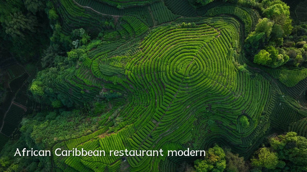 African Caribbean restaurant modern