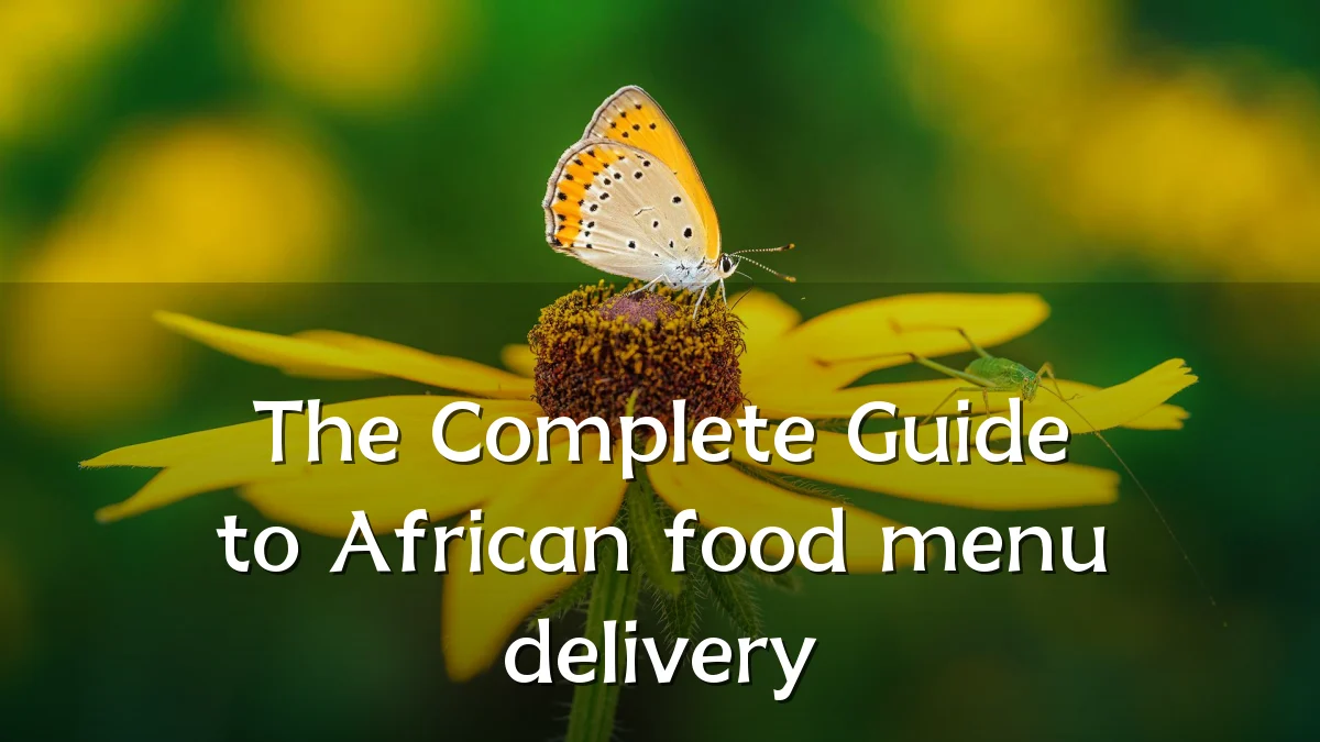 The Complete Guide to African food menu delivery