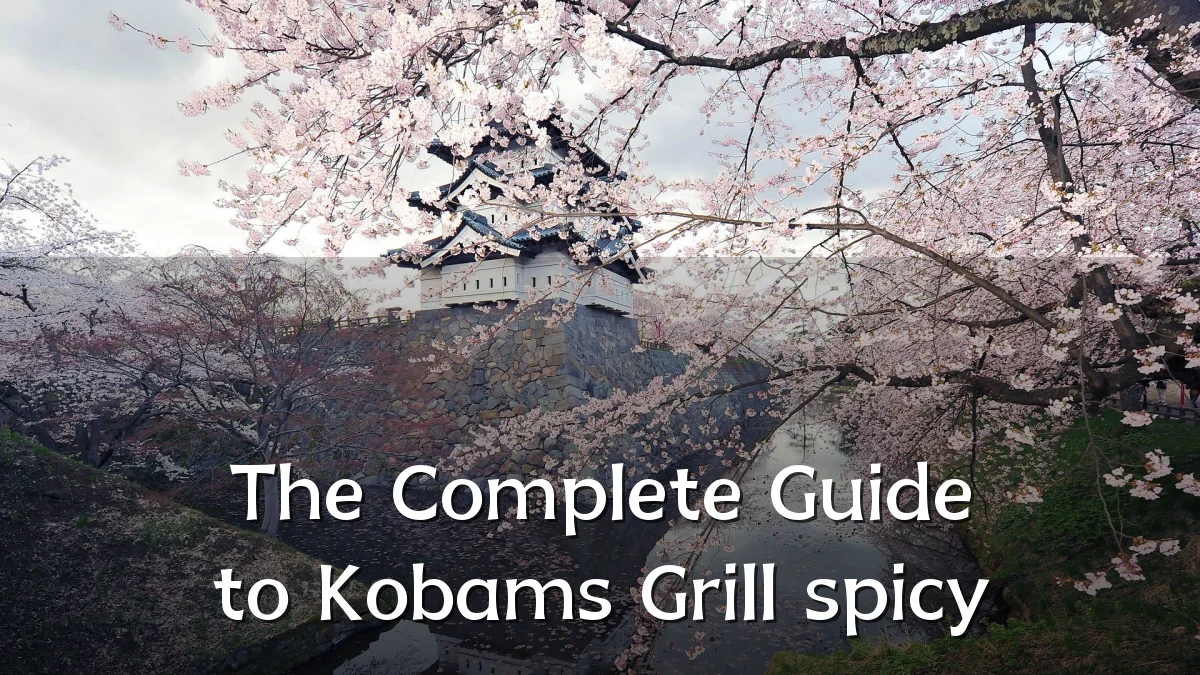 The Complete Guide to Kobams Grill spicy