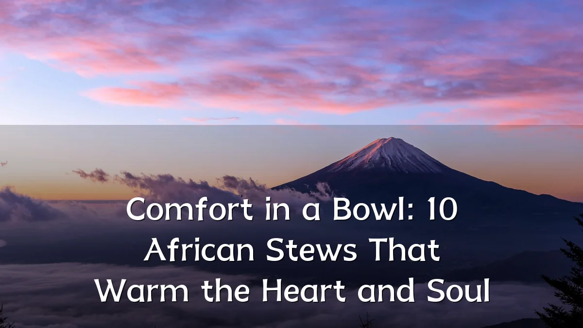 Comfort in a Bowl: 10 African Stews That Warm the Heart and Soul
