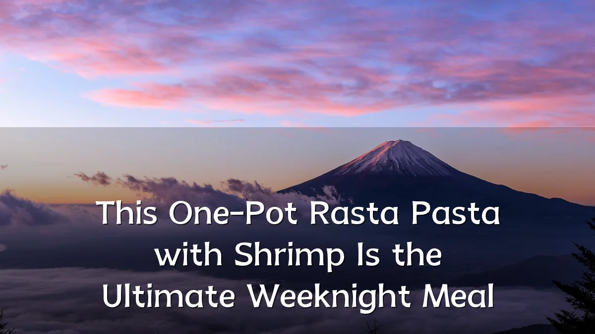 This One-Pot Rasta Pasta with Shrimp Is the Ultimate Weeknight Meal