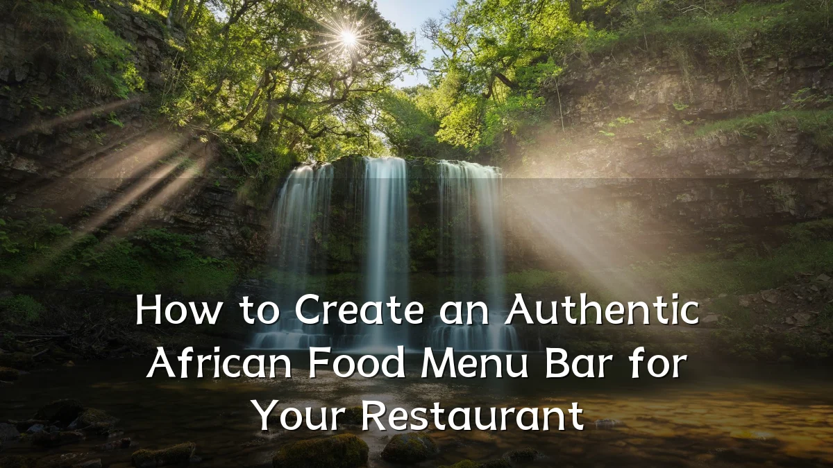 How to Create an Authentic African Food Menu Bar for Your Restaurant
