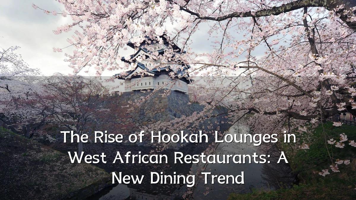 The Rise of Hookah Lounges in West African Restaurants: A New Dining Trend